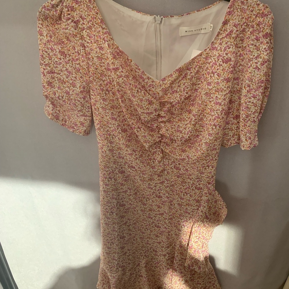 Floral Short Sleeve Dress